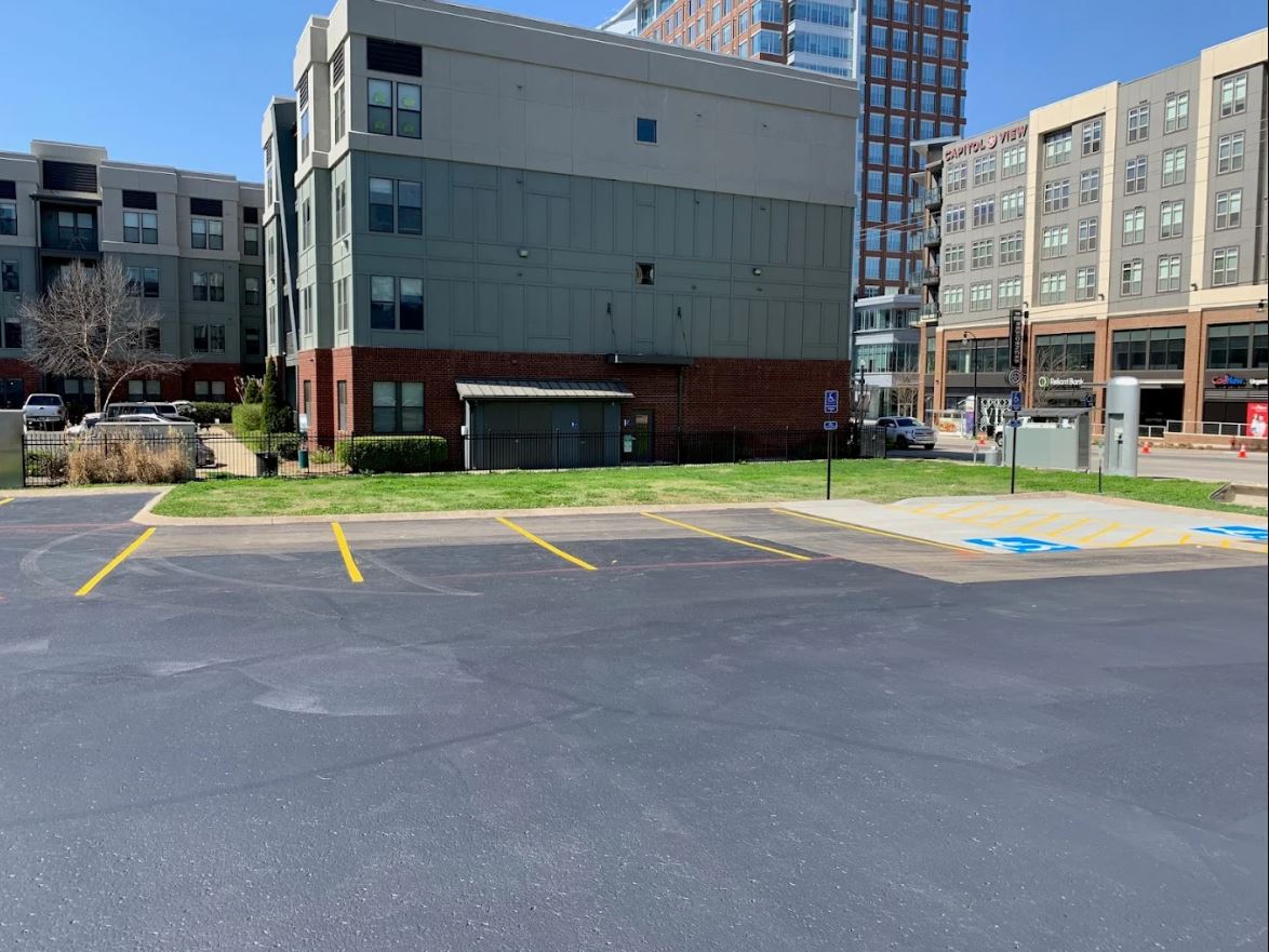 Lot resurfacing project